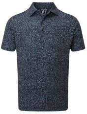 FootJoy Granite Print, Navy, White, golfové tričko pro muže