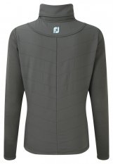 FootJoy Thermal Quilted Jacket, Charcoal, Sky Blue