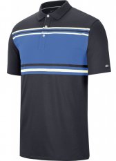 Nike Dry Player Polo Stripe, Pacific Blue