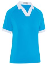 Callaway Colour Block Polo, Vivid Blue, dámské golfové tričko