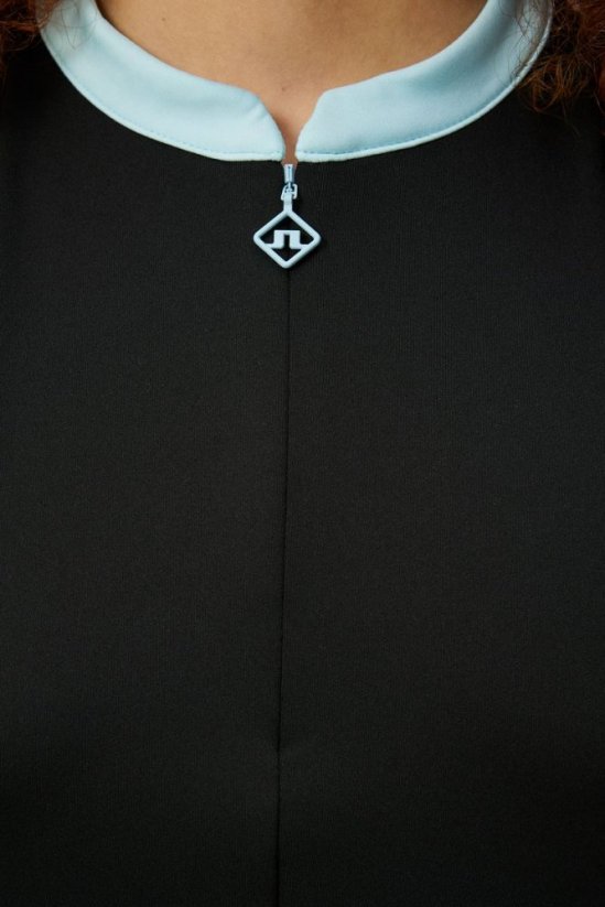 J.Lindeberg Ebony Dress, Black, dámské golfové šaty