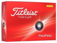 Titleist TruFeel žluté golfové míčky
