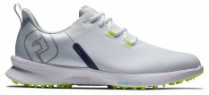 Pánské golfové boty FootJoy Fuel Sport, White, Navy, Green, bez spikové