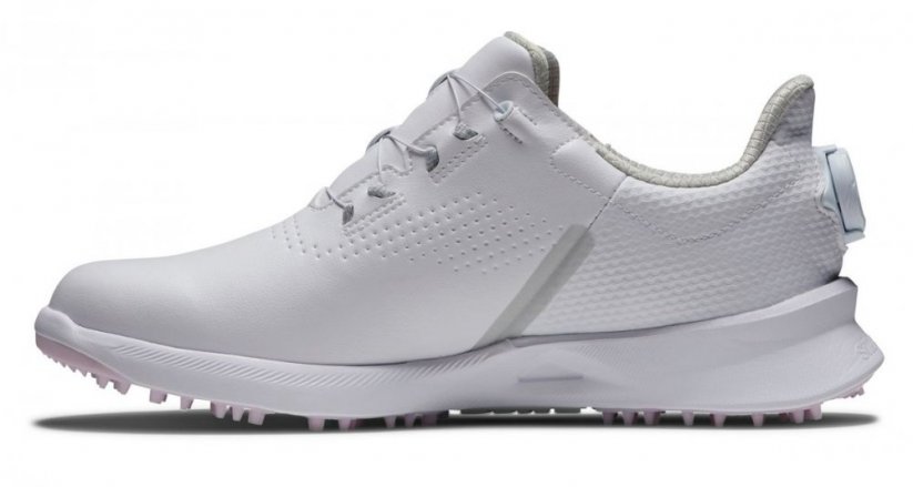 Dámské golfové boty FootJoy Fuel BOA, White, Pink, bez spikové