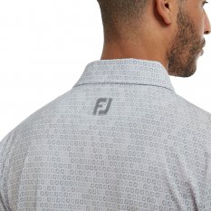 FootJoy Digital Camo FJ Print, Grey, golfové tričko pro muže