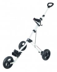 BigMax Junior Max 3 kolečkový golfový vozík pro děti, bílý