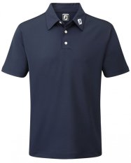 FootJoy Stretch Pique Solid, Navy, pánské golfové tričko