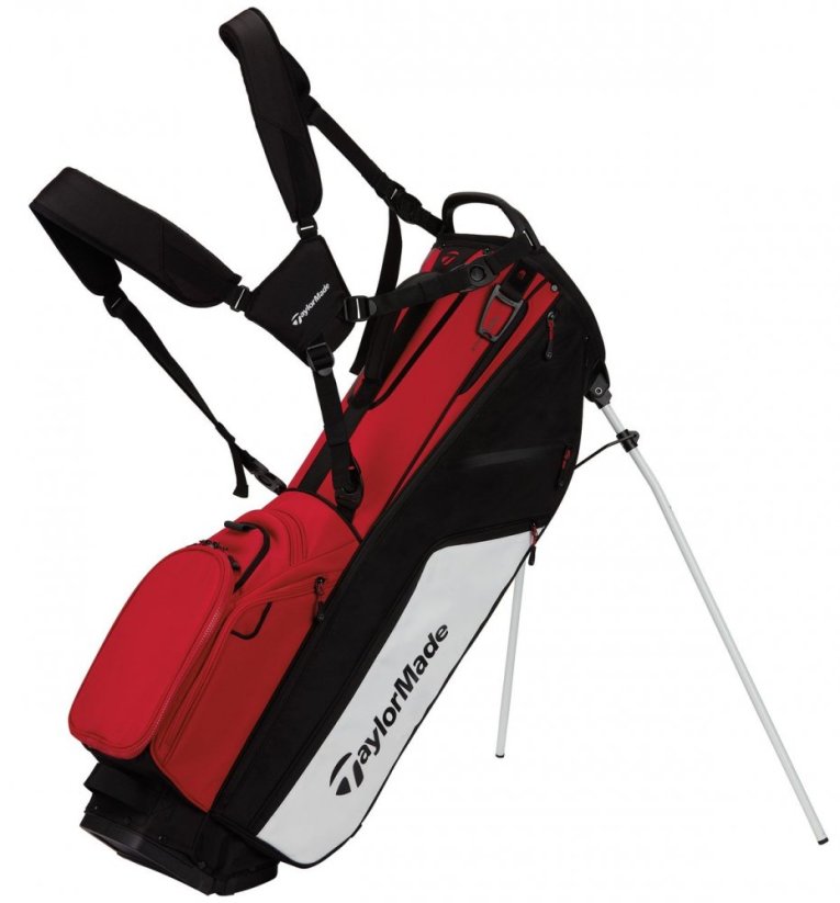 Černý golfový bag na nošení TaylorMade FlexTech Crossover