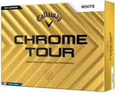Callaway Chrome Tour 24, bílé, 3 golfové míčky