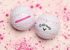 Golfové míčky Callaway SuperSoft, Splatter Pink, 3 míčky