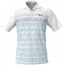 Under Armour Iso-Chill Psych Stripe P, White, Jet Gray, pro muže