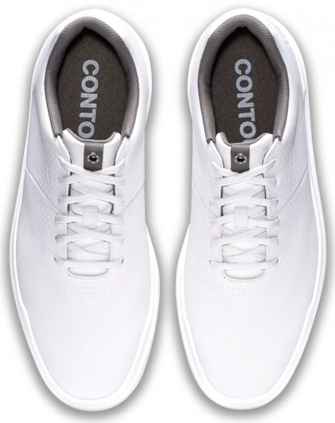 FootJoy Contour Casual, White, golfové boty pro muže - Velikost: US 10,5
