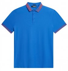 J.Lindeberg Austin Regular Polo, Nautical Blue, pánské golfové tričko