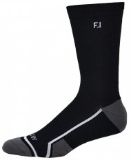 FootJoy Tech DRY Crew, Black, pánské golfové ponožky