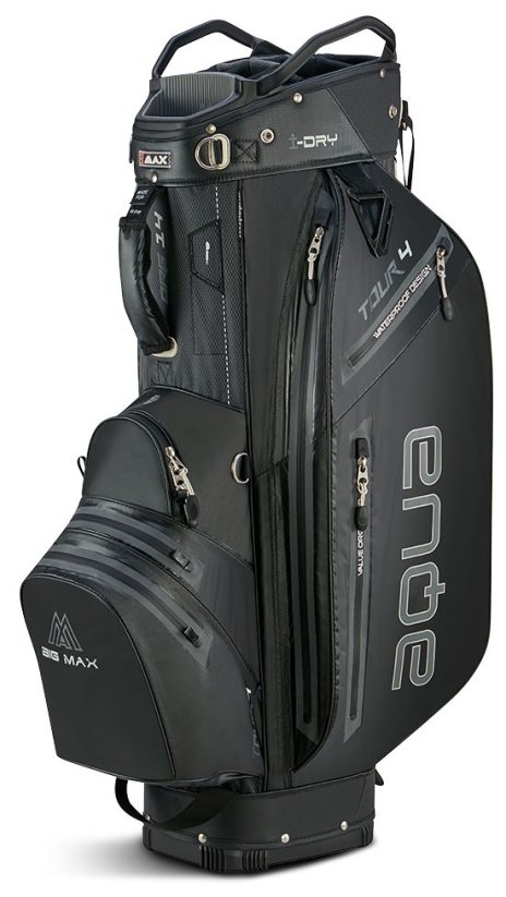 BigMax Aqua Tour 4, Black, golfový bag na vozík