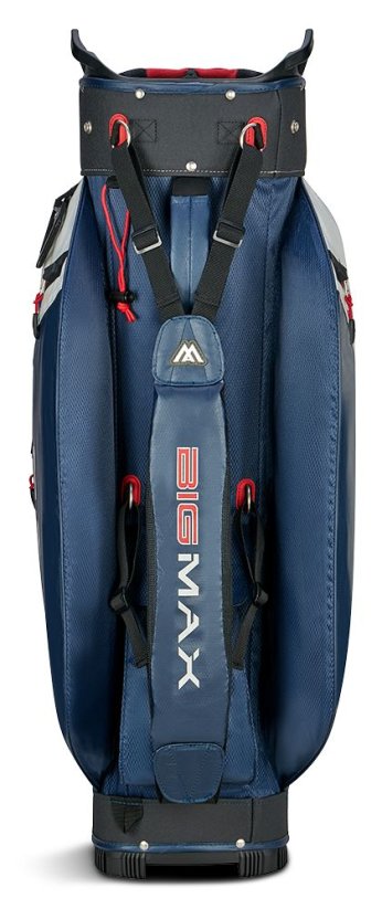 BigMax Aqua Tour 4, White, Navy, Red, golfový bag na vozík