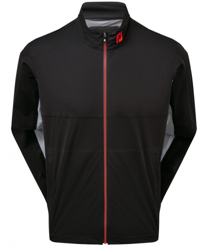 FootJoy HydroKnit Jacket, Black, Grey, Red - Velikost: XL