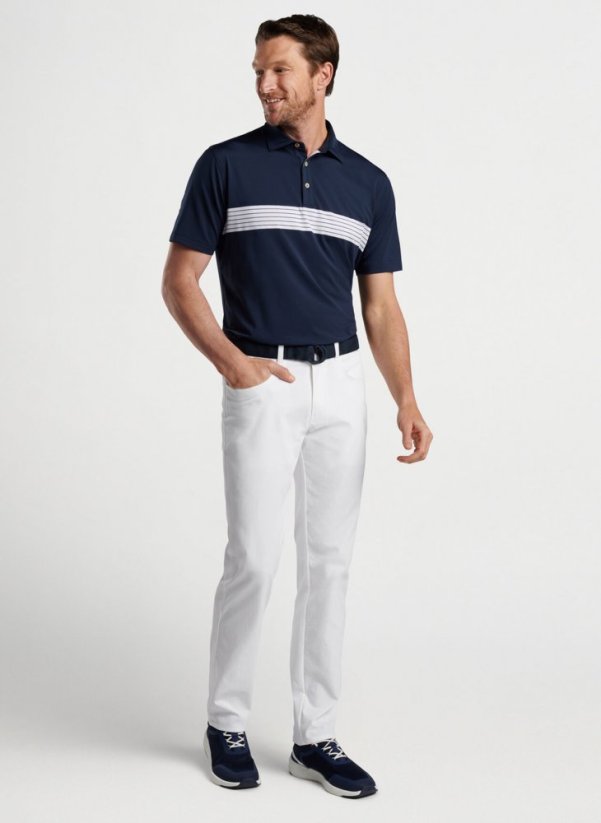 Peter Millar  Clyde Performance Jersey Polo, Navy