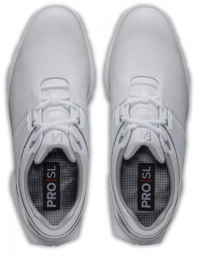 FootJoy Pro SL, White, Grey, golfové boty pro muže - Velikost: US 11