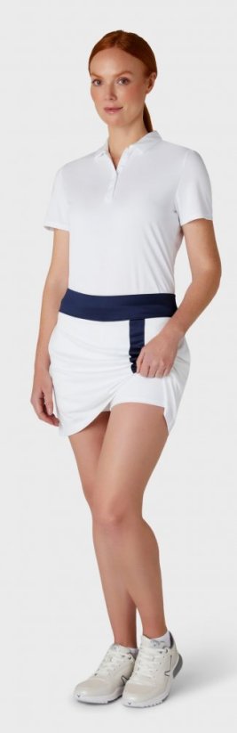 Callaway Colour Block Skort, Brilliant White, dámská golfová sukně