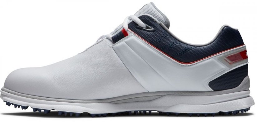 FootJoy Pro SL, White, Navy, Red, golfové boty pro muže