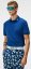 J.Lindeberg KV Regular Fit Print, Estate Blue, pánské golfové tričko