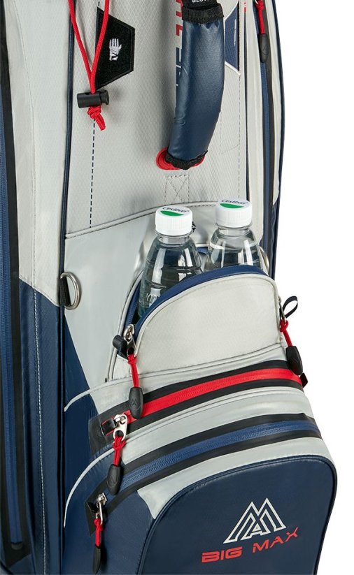 BigMax Aqua Tour 4, White, Navy, Red, golfový bag na vozík