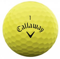 Žluté golfové míčky Callaway SuperSoft