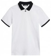 J.Lindeberg Izara Polo, White, dámské golfové tričko