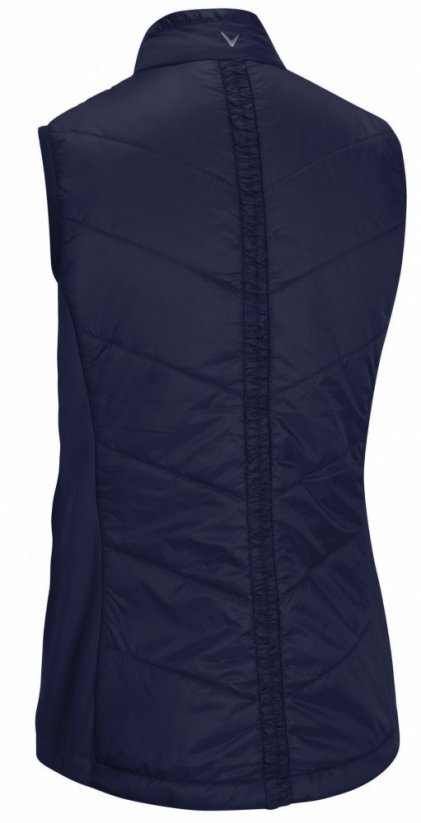 Callaway Chevron Quilted Vest, Peacoat, golfová vesta pro ženy