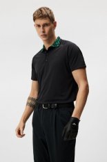 Golfové tričko J.Lindeberg Rui Regular Fit Polo Black