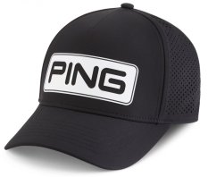Ping Tour Vented Delta, černá pánská golfová kšiltovka