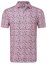 FootJoy Primrose Print Lisle, Coral Red, pánské golfové tričko