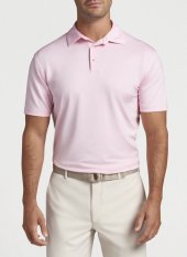 Pánské golfové tričko Peter Millar Solid Stretch Jersey Sean Self, Palmer Pink