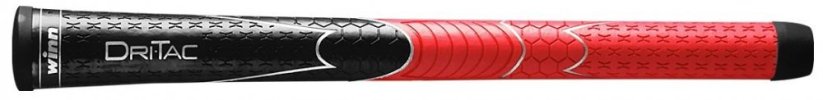 Golfový grip Winn Dri-Tac, Standard, Black, Red