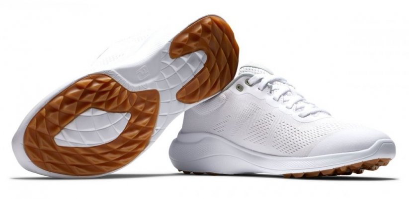 FootJoy Flex, White, golfové boty pro ženy - Velikost: US 10