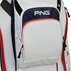 Ping Traverse, Platinum, Navy, Red, golfový bag na vozík