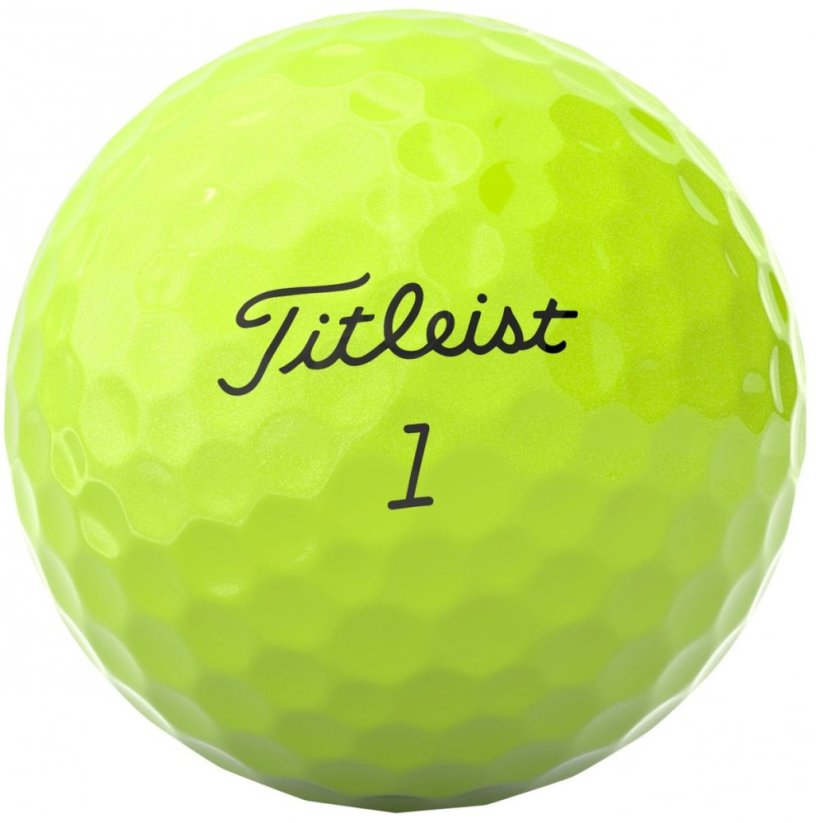 Titleist Tour Soft, žluté, 3 míčky (2024)