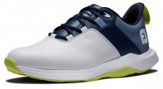 FootJoy Pro Lite, White, Navy, Lime, pánské golfové boty