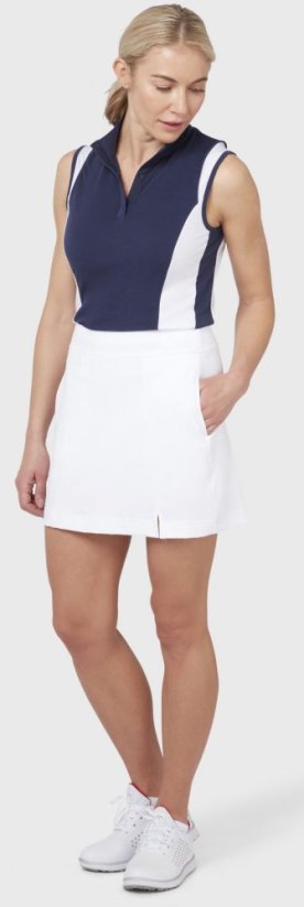Callaway Tummy Control Skort, Brilliant White, dámská golfová sukně