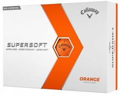 Oranžové golfové míčky Callaway SuperSoft
