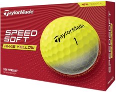 TaylorMade SpeedSoft, žluté, 3 míčky (2024)