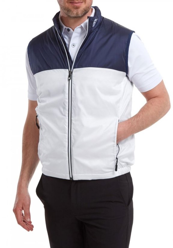 FootJoy Thermal Insulated Vest, Navy, White, golfová vesta