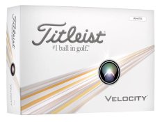 Titleist Velocity, bílé, 3 míčky (2024)