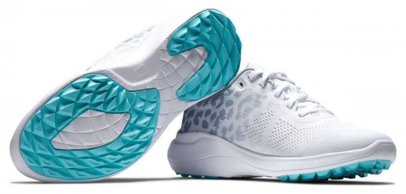 FootJoy Flex, White, Grey, golfové boty pro ženy