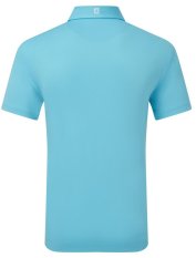 FootJoy Stretch Pique Solid, Riviera Blue, pánské golfové tričko