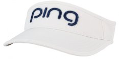 Ping Tour Ladies Vented Delta Visor, bílý dámský golfový kšilt