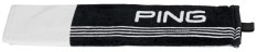 Ping Trifold, Black, White, golfový ručník