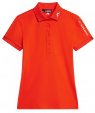 J.Lindeberg Tour Tech Polo, Tangerine Tango, dámské golfové tričko