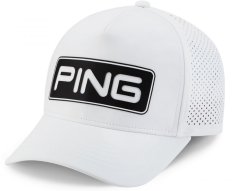 Ping Tour Vented Delta, bílá pánská golfová kšiltovka
